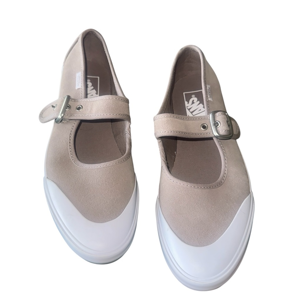 NEW VANS Mary Jane Suede Shoe In Color: Atmosphere Grey M-6.5 W-8 - Picture 10 of 11